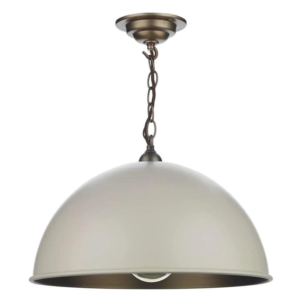 Ealing Small Pendant in Cotswold Cream